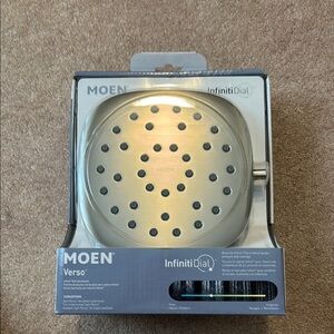 Moen Verso Shower Head in Brushed Silver never opened